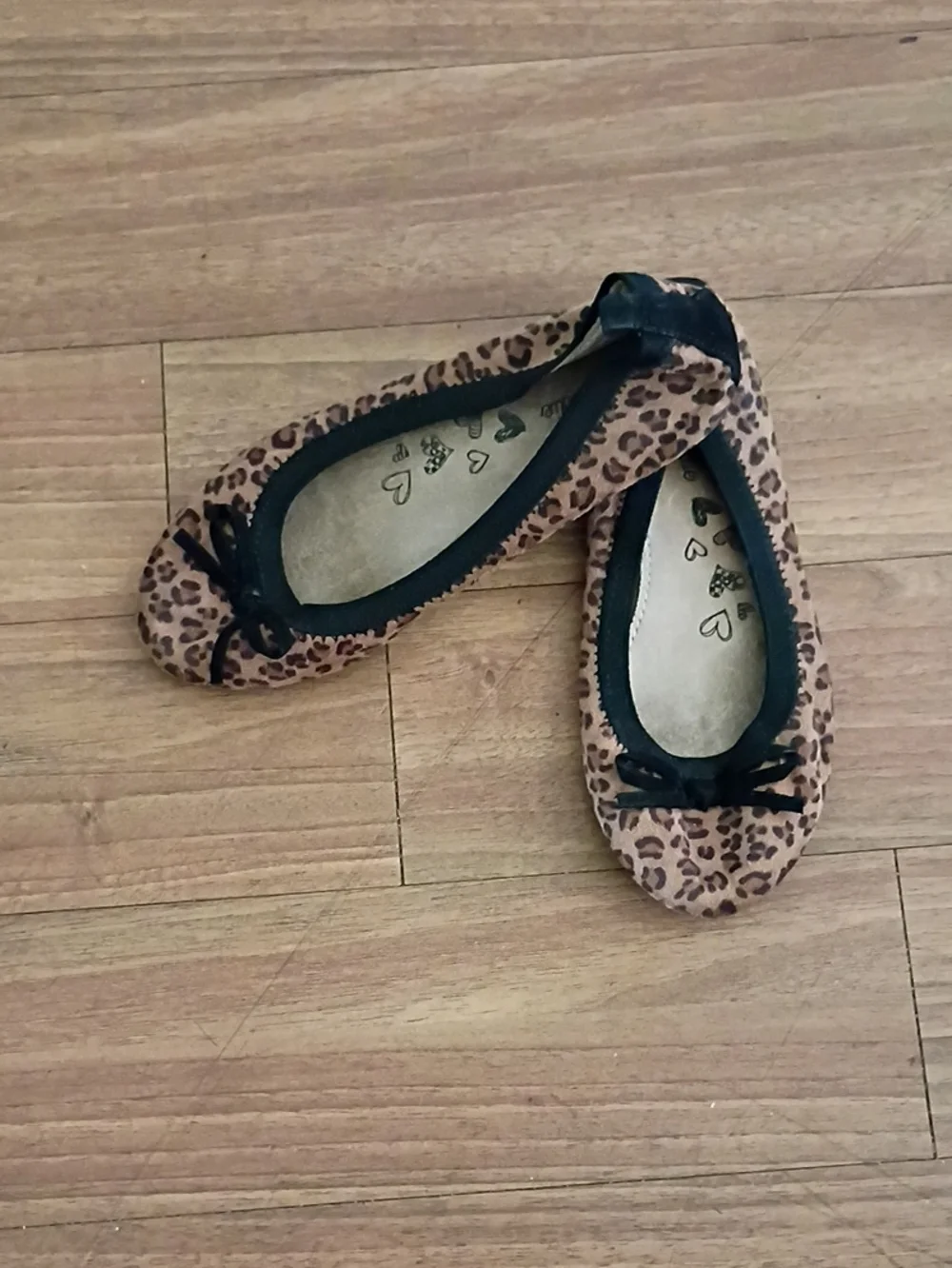 Sam&Edie Girl's Cheetah Print Ballet Flats Size 5